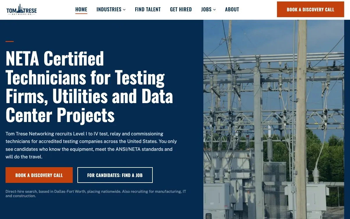 Tom Trese Networking website
